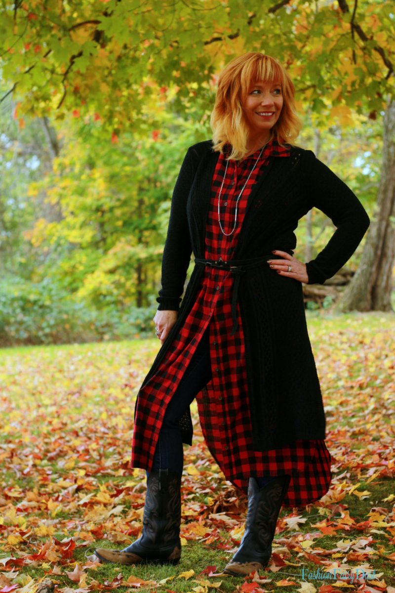 Vintage Red Leather Coat & Buffalo Plaid: Musings On Friendship