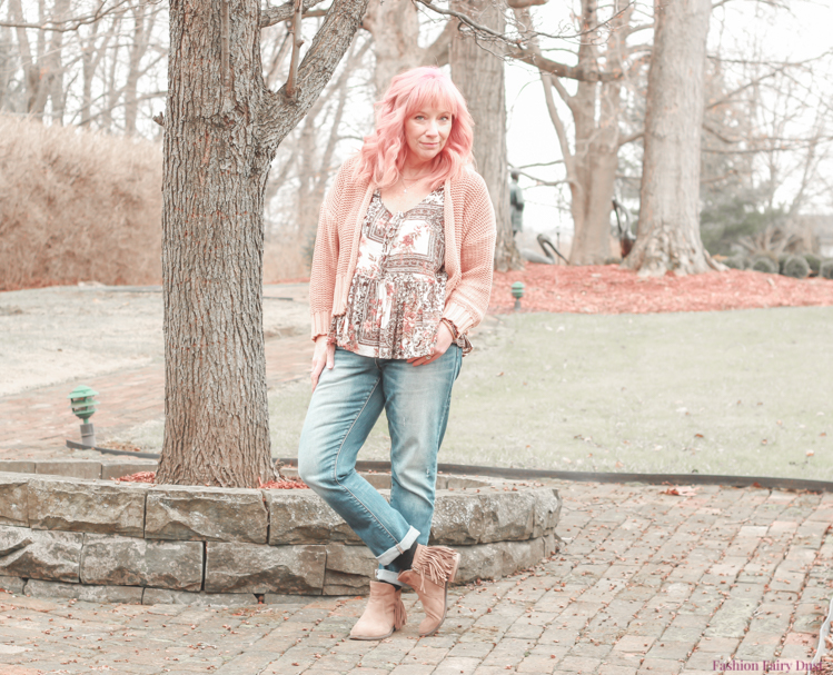 Tank top and top cardigan